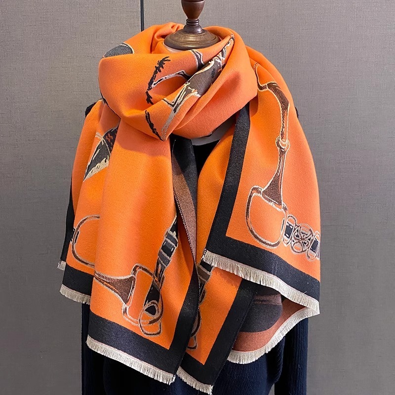 Écharpe rétro en Imitation cac - Wool Scarf Men avis et prix