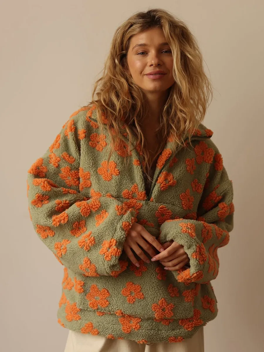 Pull à capuche épais Sherpa à  - Sherpa Hoodie Fleece avis et prix