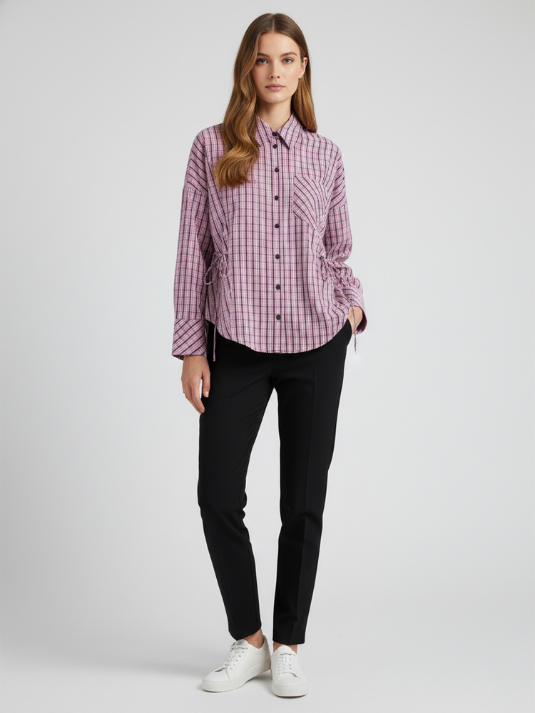 Chemisier élégant à carreaux p - Flannel Shirt Lined avis et prix