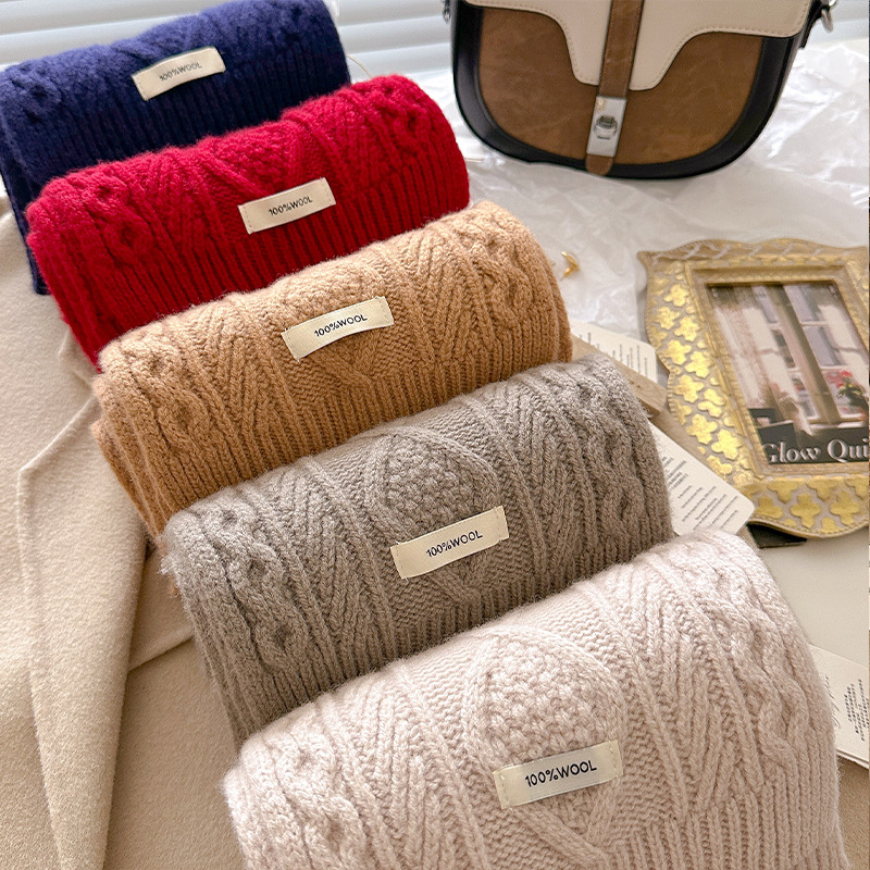 Luxe 100% laine écharpe femmes - Wool Scarf Men avis et prix