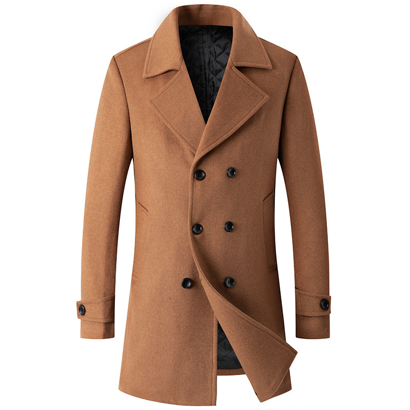 Manteau à double boutonnage en - Wool Coat Peacoat avis et prix
