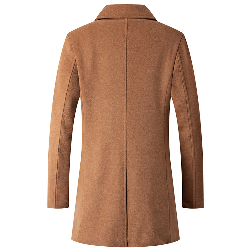 Manteau à double boutonnage en - Wool Coat Peacoat avis et prix
