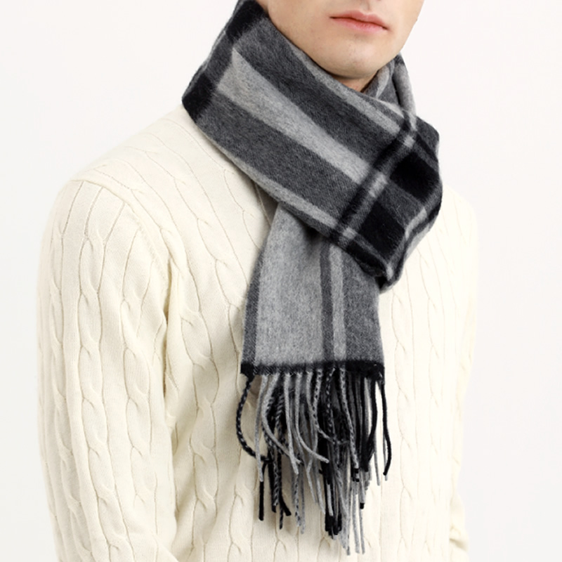 Pashmina écharpe hommes hiver  - Wool Scarf Men avis et prix