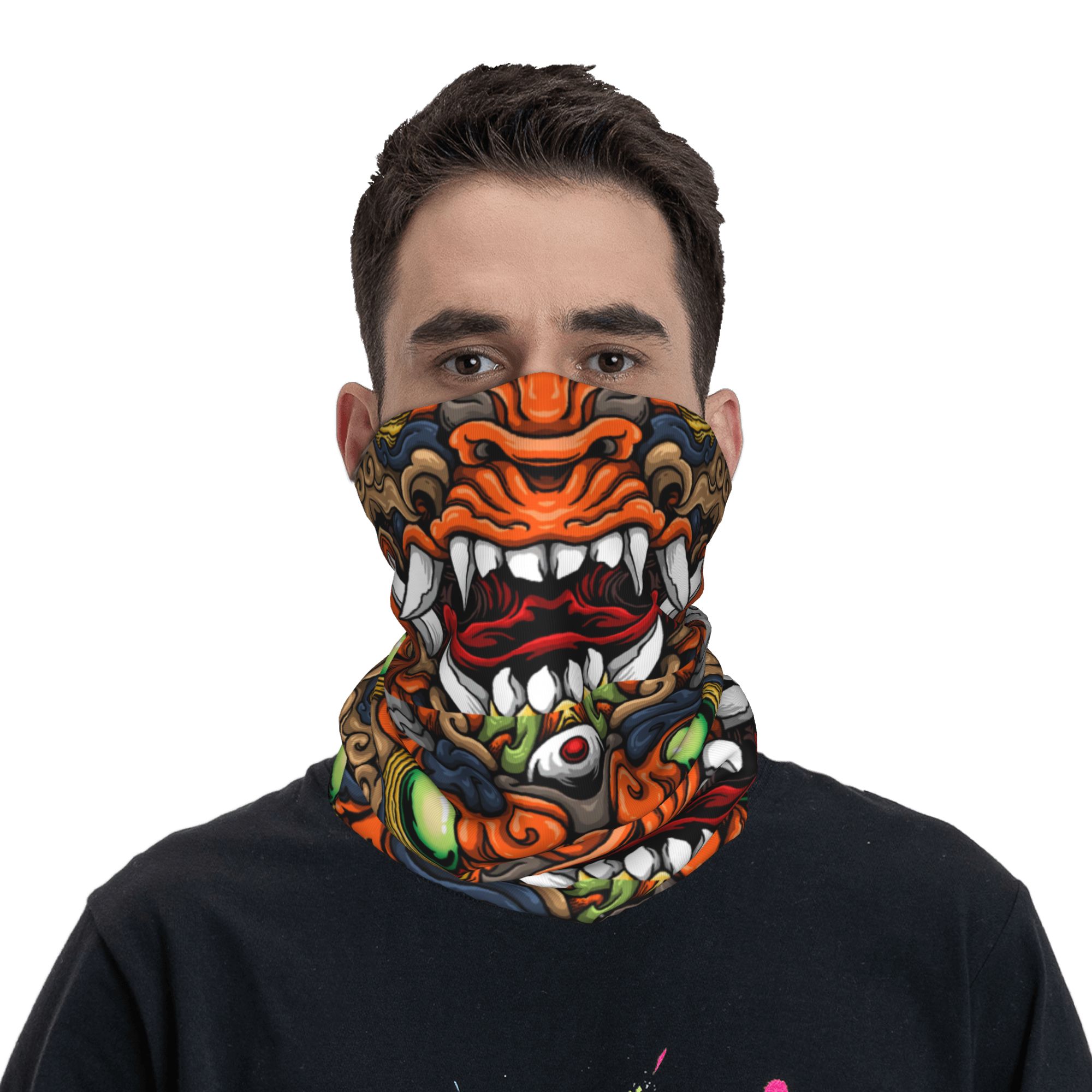 Personnalisé samouraï démon On - Neck Gaiter Fleece avis et prix