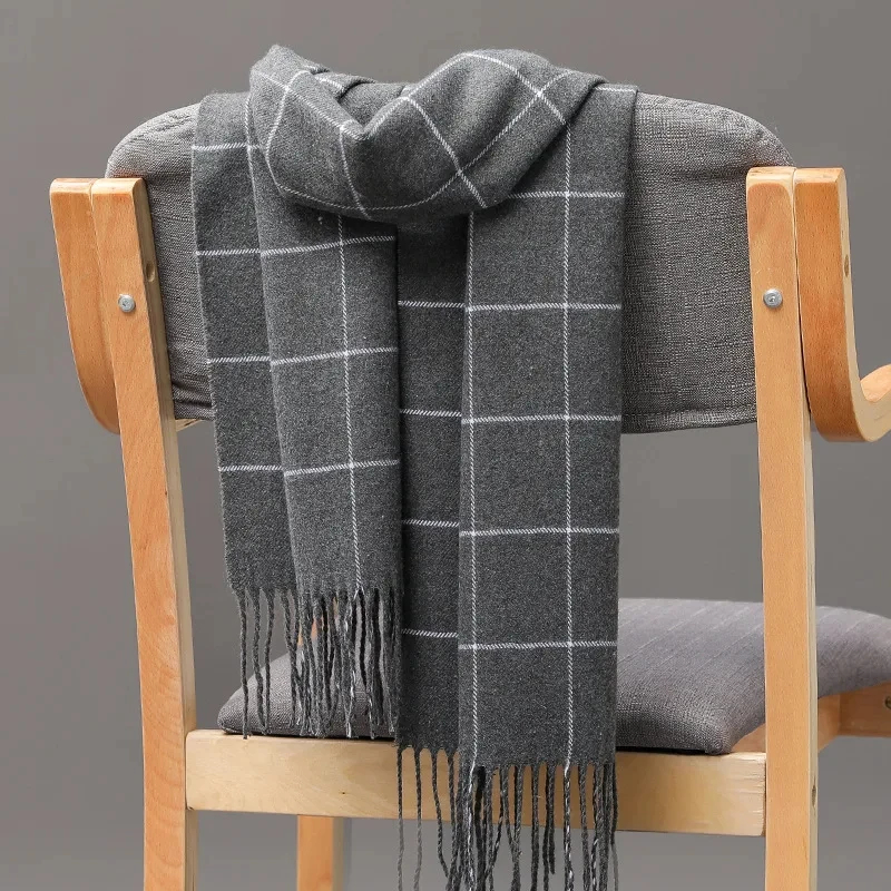 Écharpe en cachemire pour homm - Wool Scarf Men avis et prix